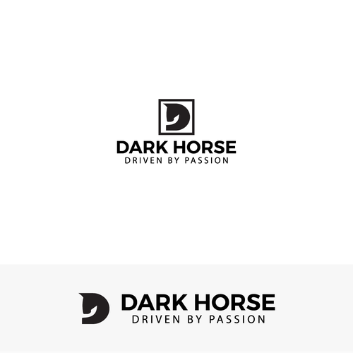 Horse brand with the title 'Logo for business and racing club'