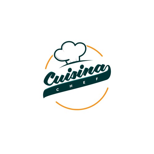 Ideal logo with the title 'Cuisina Chef's Logo'