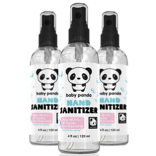 Cinema 4D design with the title 'Simple bright Label design '