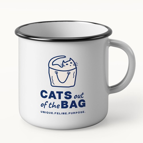 Pet shop logo with the title 'Cute logo design for an ecommerce retailer for cats and people who love them'