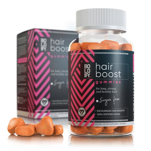 3D rendering design with the title 'Gummies'