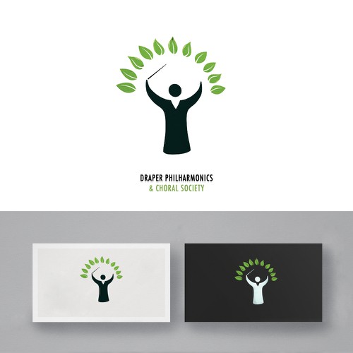 Teacher logo with the title 'Philharmonic and Choral society logo'