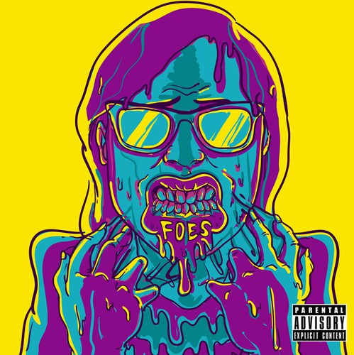 CD design with the title 'Cover for Foes Debut Self-Titled!'