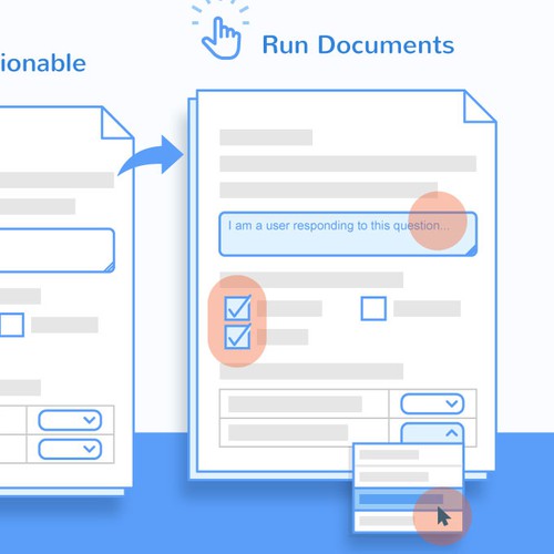 Process design with the title 'Illustration for a Process Automation'