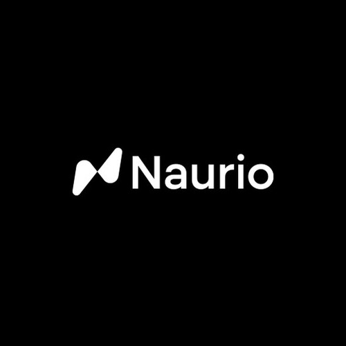 Design with the title 'Naurio logo design'