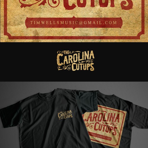 Country t-shirt with the title 'The Carolina Cutups tshirt design'