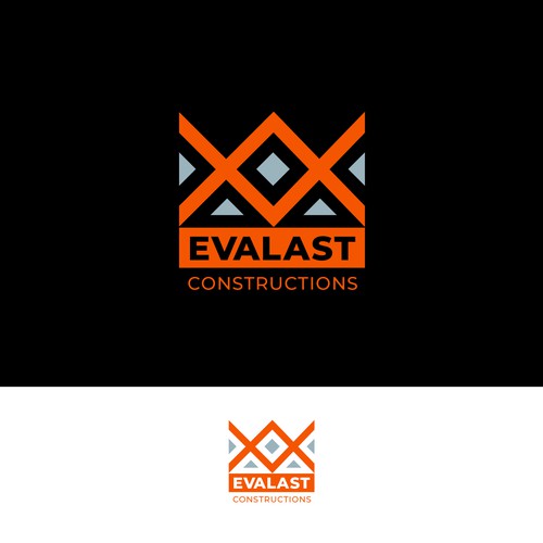 Quality logo with the title ''Evalast Constructions' logo'