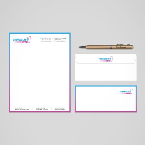Invoice design with the title 'Professional Stationery item Design'
