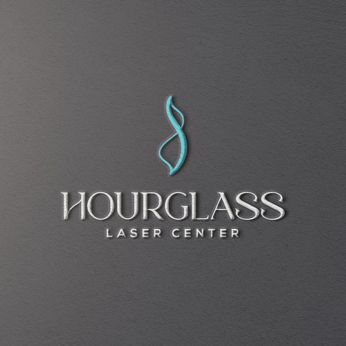 Spa brand with the title 'Hourglass Laser Center'