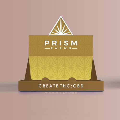 Cannabis packaging with the title 'POP Boxes Packaging design for Cannabis Company.'