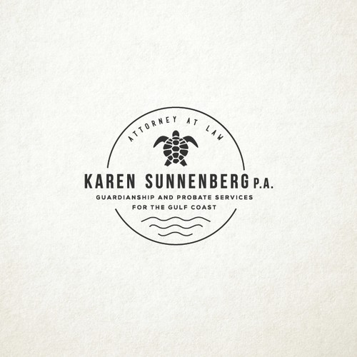 Turtle design with the title 'Vintage and hip logo'