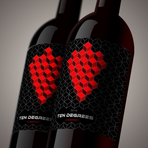 Wine packaging with the title 'Wine Label '