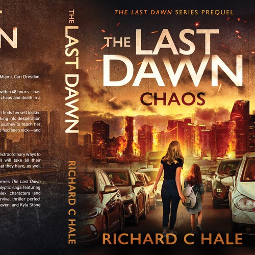 Suspense book cover with the title 'The Last Dawn - Chaos'