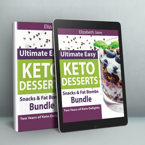 Diet book cover with the title 'Book cover'