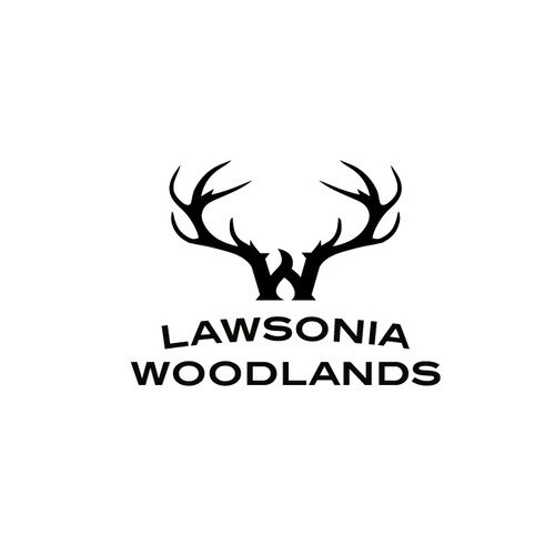 Woods design with the title 'Lawsonia Woodlands - Logo'