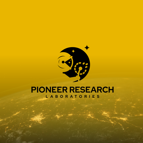 Research logo with the title 'Pioneer Research'