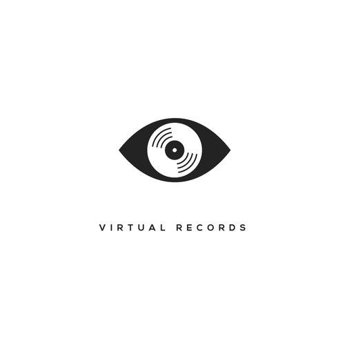 Virtual logo with the title 'Logo for a music producer '