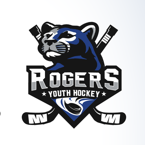 Youth group logo with the title 'Rogers Youth Hockey'