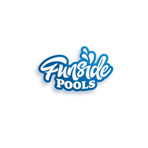 Splash logo with the title 'Logo for Funside Pools'