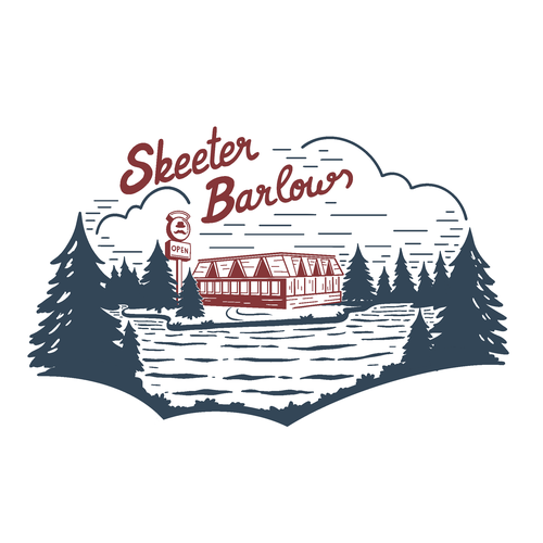 Restaurant t-shirt with the title 'Vintage Illustration for T-shirt'