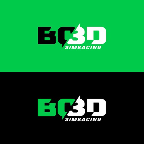 Motorcycle brand with the title 'simracing logo '