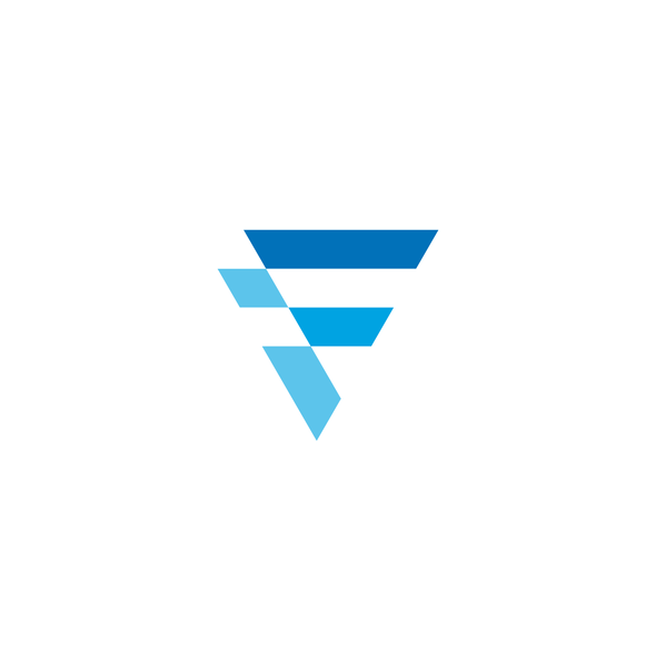 M design with the title 'Fallon Media Logo'