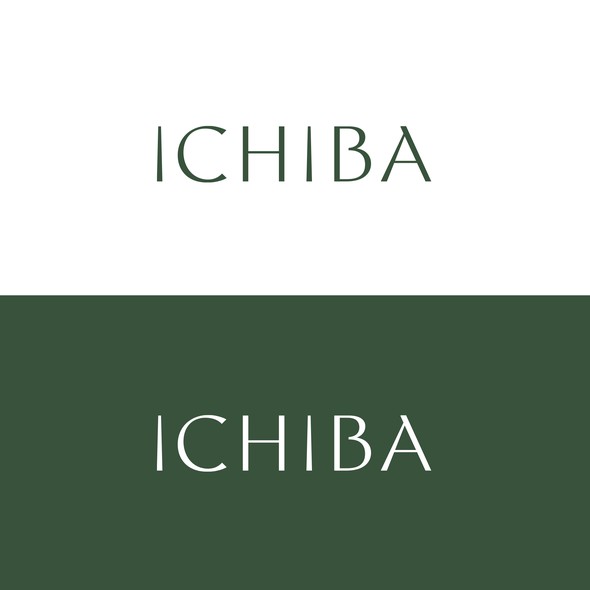Japanese logo with the title 'ICHIBA'
