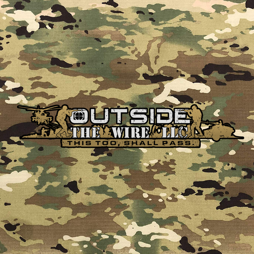 Security logo with the title 'Outside the Wire logo design'