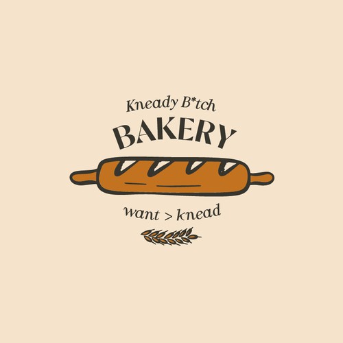 IPad design with the title 'Bakery logo'