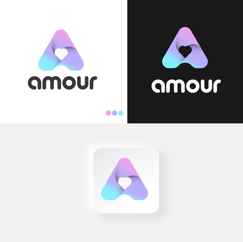 Adobe templates logo with the title 'Amour'