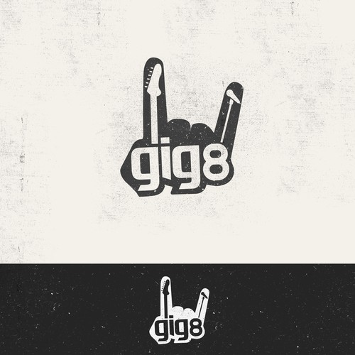 Music production logo with the title 'GIG8'