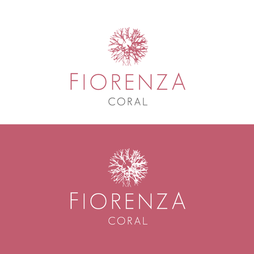 Coral design with the title 'Fiorenza Coral Jewelry '