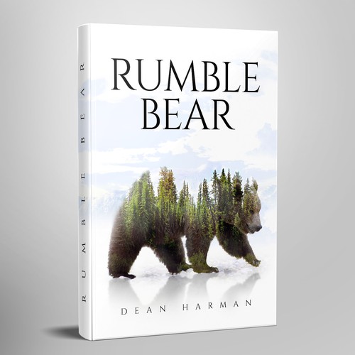 Creative book cover with the title 'Book Cover "Rumble Bear"'