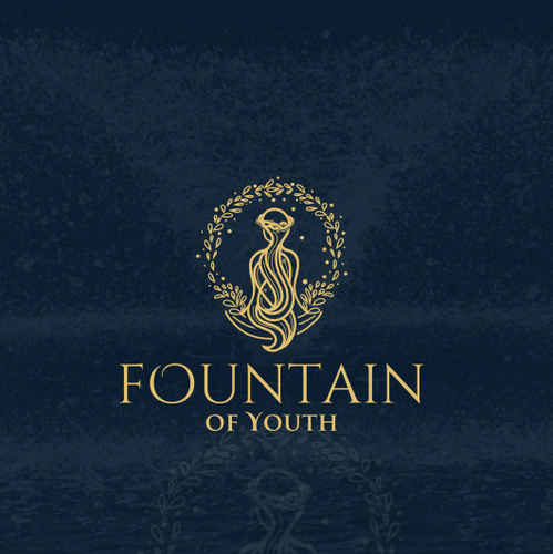 Vector logo with the title 'Logo for a natural drink'