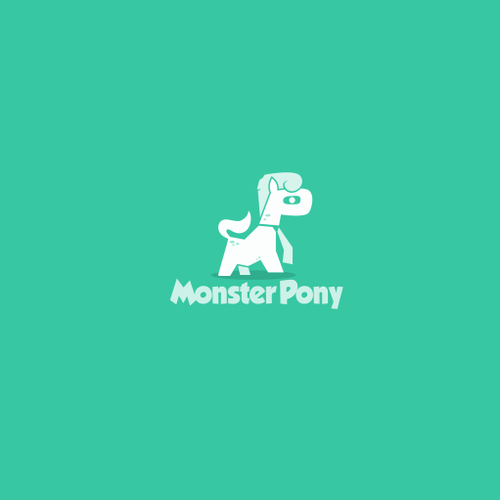 Pony design with the title 'Monster Pony'