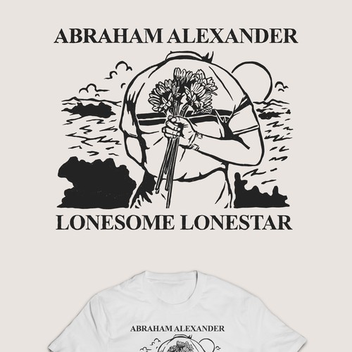 Vintage t-shirt with the title 'Lonesome Lonestar'