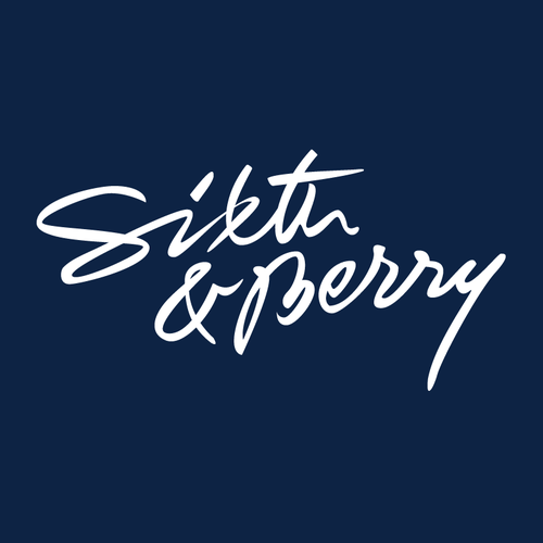 Calligraphy logo with the title 'Hand lettering logo'