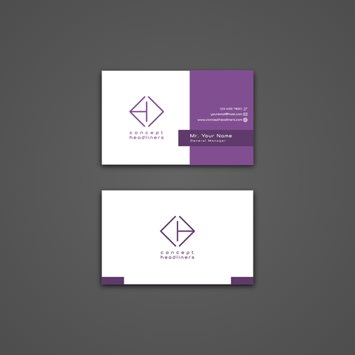 Entertainment brand with the title 'Concept Headliners'