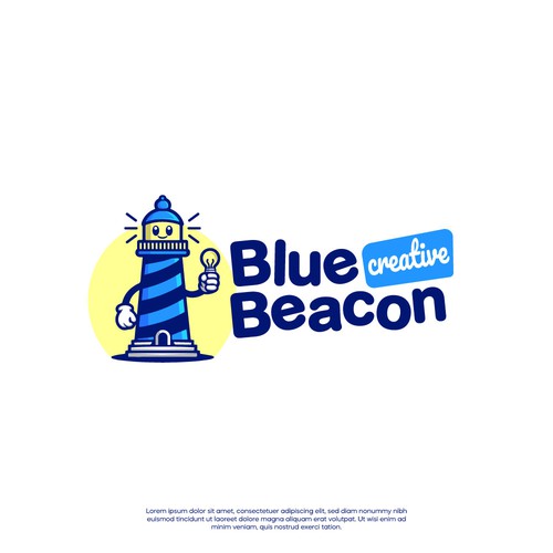 Beacon design with the title 'Blue Beacon Creative'