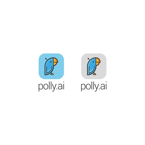 Hybrid logo with the title 'Avatar logo for Robot Parrot'