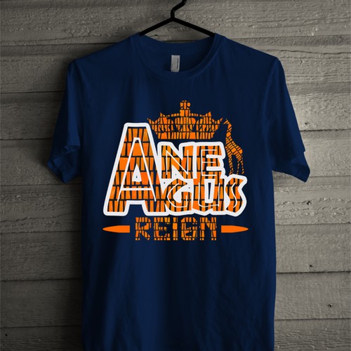 Africa t-shirt with the title 'Create a compelling typography style illustration for the Word "ANEGUS"!'