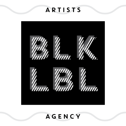 Musician logo with the title 'Music Agency Logo'