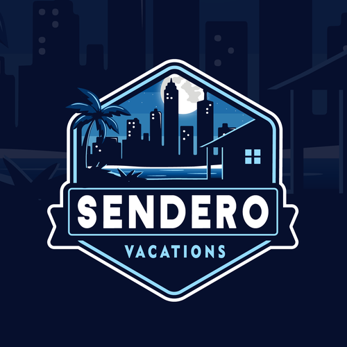 Midnight logo with the title 'Sendero Vacations logo'