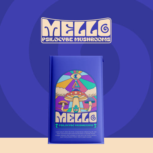 Drug design with the title 'MELLO MUSHROOMS'