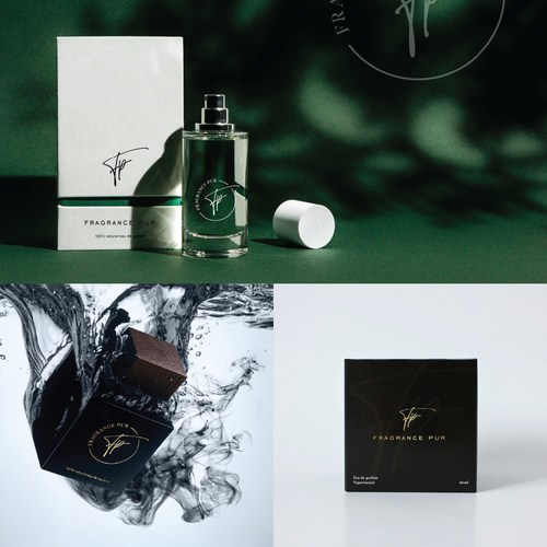 Perfume logo with the title 'Logo design for niche fragrance (eCommerce)'