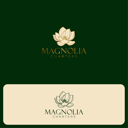 Magnolia design with the title 'Magnolia Charters'