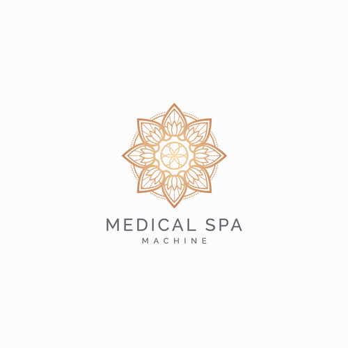 Machinery logo with the title 'Medical Spa Machine'