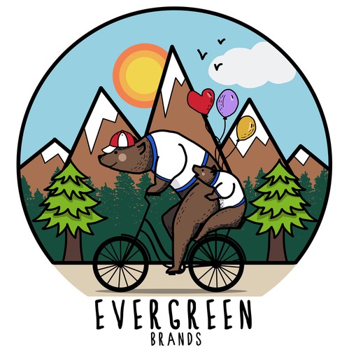 Line art t-shirt with the title 'Dad + Son Illustration'