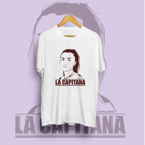 Face t-shirt with the title 'Line art'