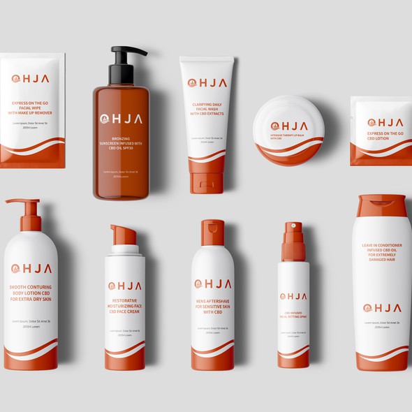 Cannabis packaging with the title 'Product labels'